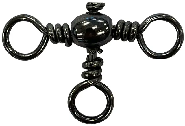 Mustad Three Way Cross Swivel 2 Kraftiga trevägslekanden 