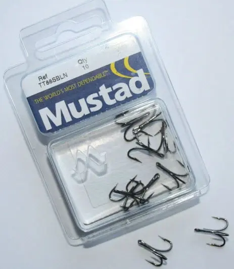 Mustad TT88S BN Salmon Tube Treble #14 Testvinnare! 