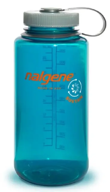 Nalgene 1L Wide Mouth Sustain TroutGreen 1 liter drikkeflaske med vid åpning 