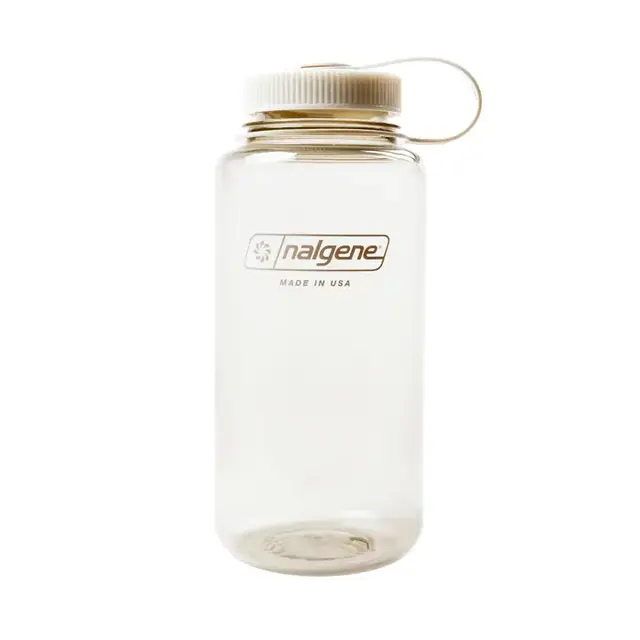 Nalgene 1L Wide Mouth Sustain Cotton 1 liter drikkeflaske med vid åpning 