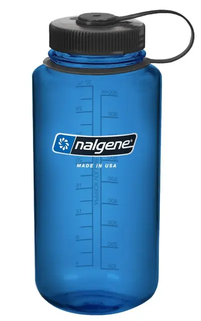 Nalgene 1L Wide Mouth Sustain Slate Blue 1 liter drikkeflaske med vid åpning 