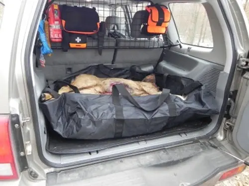 NeverLost Game Bag Viltpåse för transport av djur i bil 