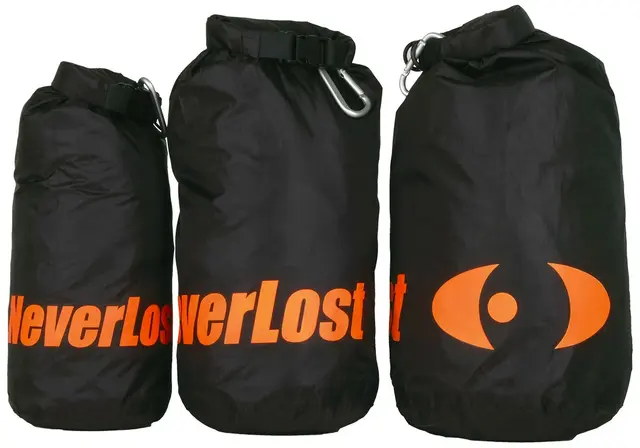 Neverlost Hitra Dry Bags Set Vanntette pakkeposer i 4, 6 og 8 liter 