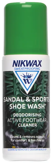 Nikwax Sandal & Sport Shoe Wash 125ml Pleie for glatt og vokset lær. 