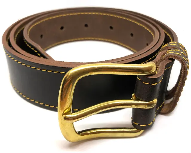 Nitedals Bälte 120cm (XL/XXL) Nitedals Preget Bälte i Kvalitetsskinn 