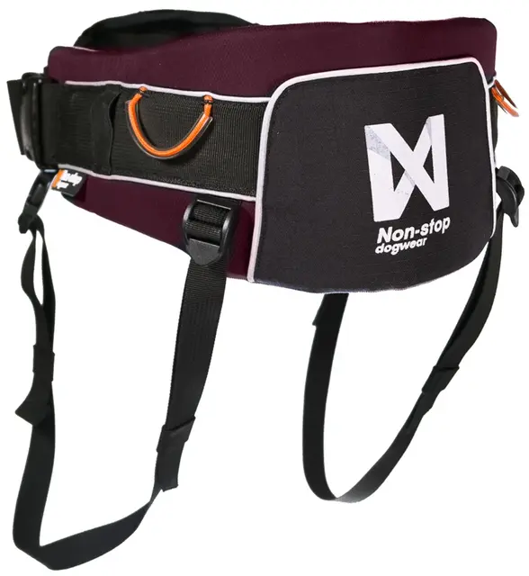 Non-Stop Dogwear Trekking Belt Purple M Hundbälte för alla typer av turer 