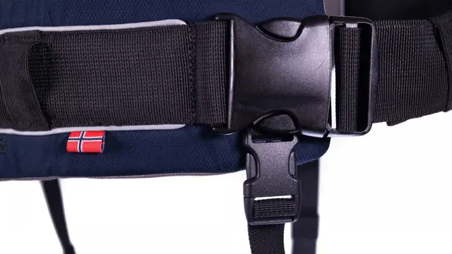 Non-Stop Dogwear Trekking Belt Blue M Hundbälte för alla typer av turer 