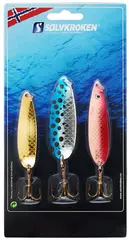 Sölvkroken betesset lax "liten" 3 pack