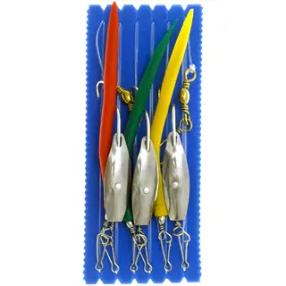 Sölvkroken krokset storharpa nr. 1 Har 3 blänken och 3 gummimakk i str. 4