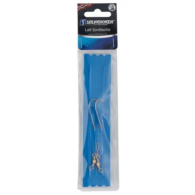 Sølvkroken Stangkroksett Lett fjordtackle til fiske fra land 