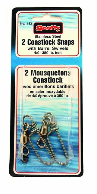 Scotty 1152 - Coastlock snap 2pk. str. L 