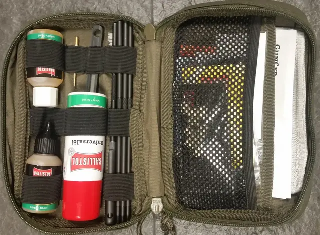 Ballistol Pussesett Våpenpussesett med 44 deler og veske 