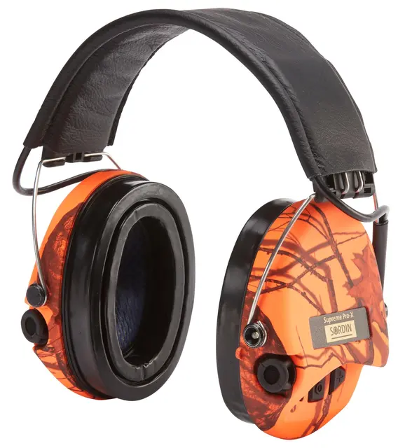 Sordin Supreme Pro-X LED Blaze Hear2 Hørselsvern med LED og silikonputer 