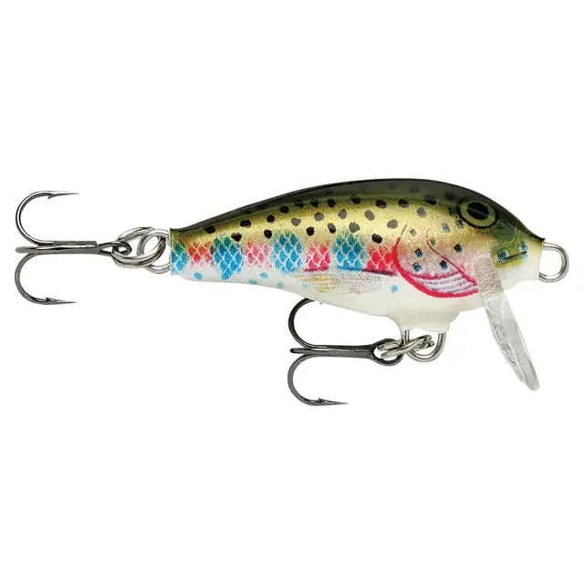 Rapala Mini Fat Rap 3cm RT Saktesykende wobbler med tight bevegelse 