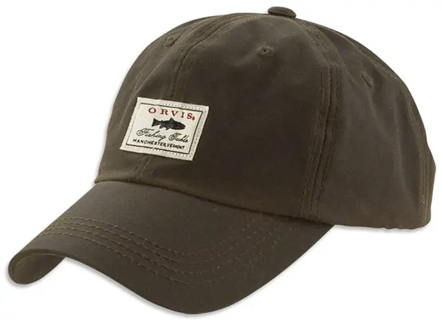 Orvis Vintage Waxed Ball Cap One size - Olive 