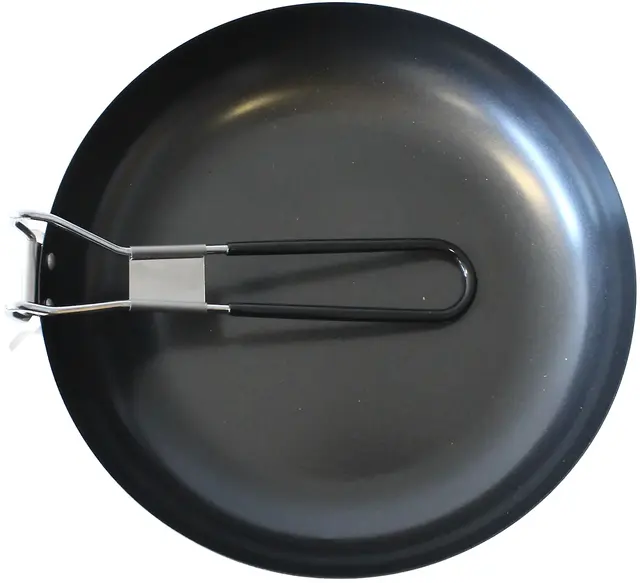 Osean Stekpanna i stål 24cm Hopfällbar stekpanna nonstick 