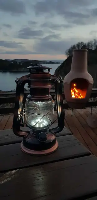 Osean Gårdslykta Led 24cm Använder D batterier 