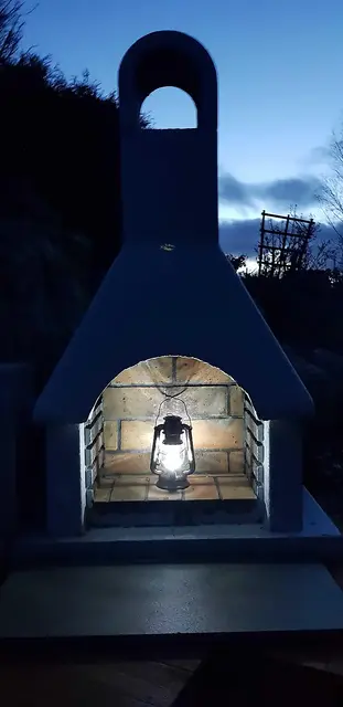 Osean Gårdslykta Led 24cm Använder D batterier 