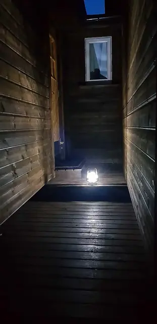 Osean Gårdslykta Led 24cm Använder D batterier 