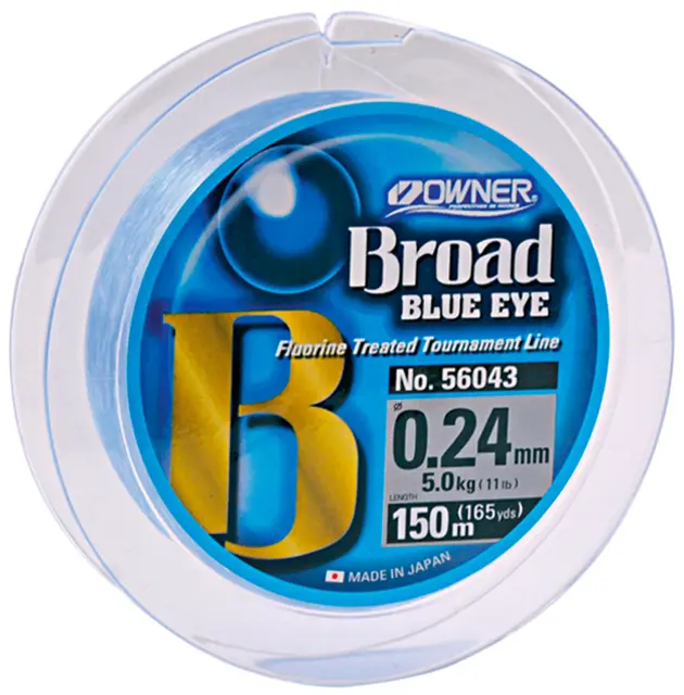 Owner Broad Blue Eye 300m 0,16mm Monofilament 