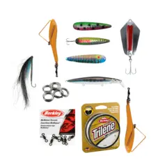 Laks- &amp; sjøørret dorgepakke Her mangler du bare snelle så er du klar