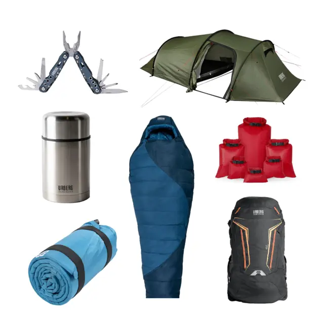 Urberg Ut på tur pakke Alt du trenger til neste tur 