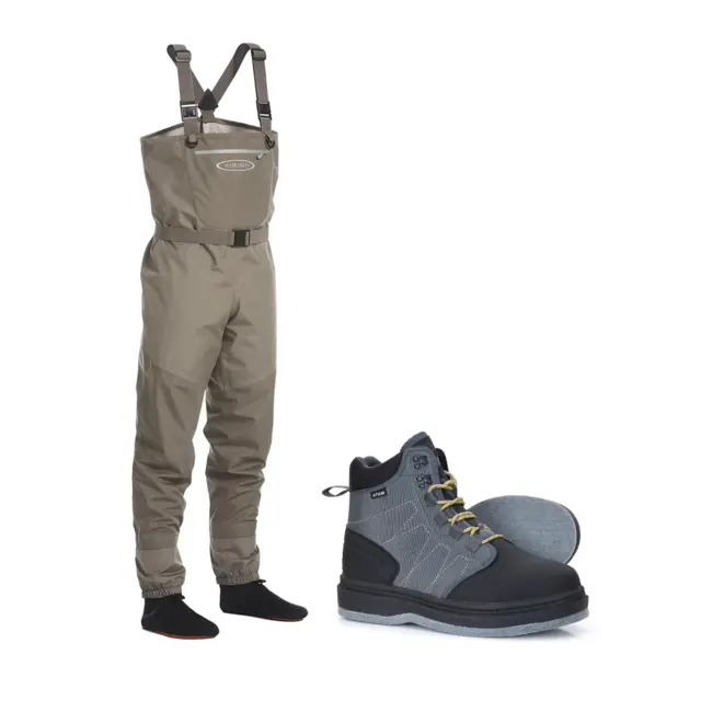 Vision Atom Felt Edition vadepakke 3-lagers vadare och vadarskor med filt 