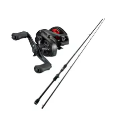 Westin W3 Finesse 5-20g/Daiwa PR 100L Baitcast fiskesett til abbor og ørret