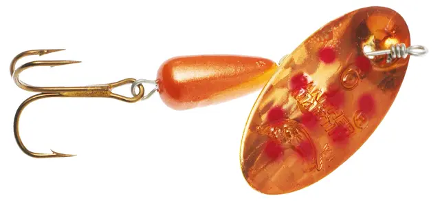 Panther Martin Holographic CopperDots 7g Effektiv spinnare med holgrafisk blad 