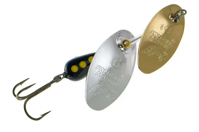 Panther Martin DualFlash Gold/Silver 5g Spinner med dubbel vibration 