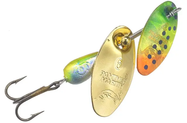 Panther Martin DualFlash Holo/FT/G 18g Spinner med dobbel vibrasjon 