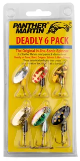 Panther Martin Sett Western Trout 6-pack Effektiv spinnerpakke for &#248;rretfiske