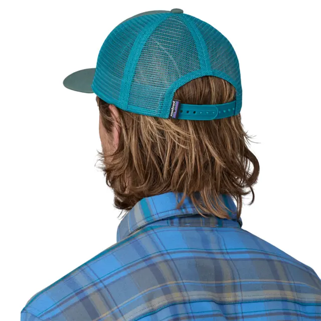 Patagonia P-6 Logo Trucker Hat Nouveau Green 