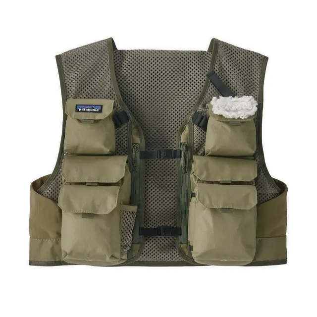 Patagonia Stealth Pack Vest Sage Khaki Small/Medium Praktisk meshväst 