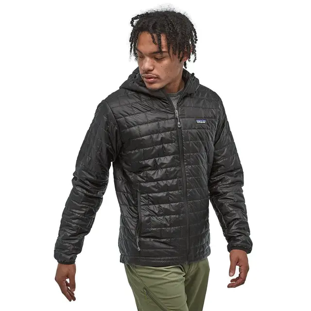 Patagonia M`s Nano Puff Hoody XS Black Fodrad jacka, herre 