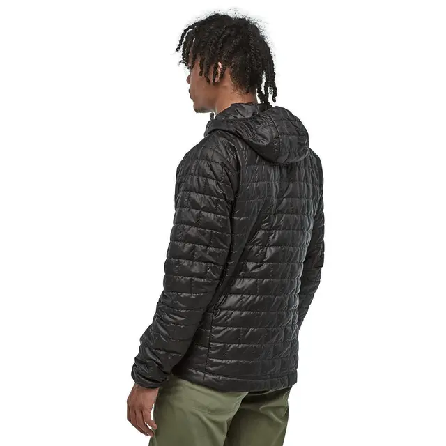 Patagonia M`s Nano Puff Hoody XS Black Fodrad jacka, herre 