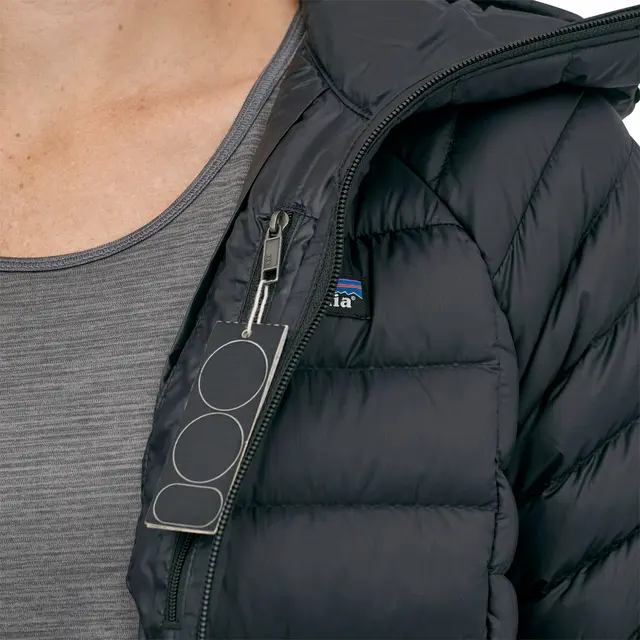 Patagonia W's Down Sweater Hoody XS Black 