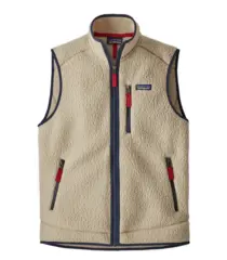 Patagonia M Retro Pile Vest L El Cap Khaki fleecevest til herre