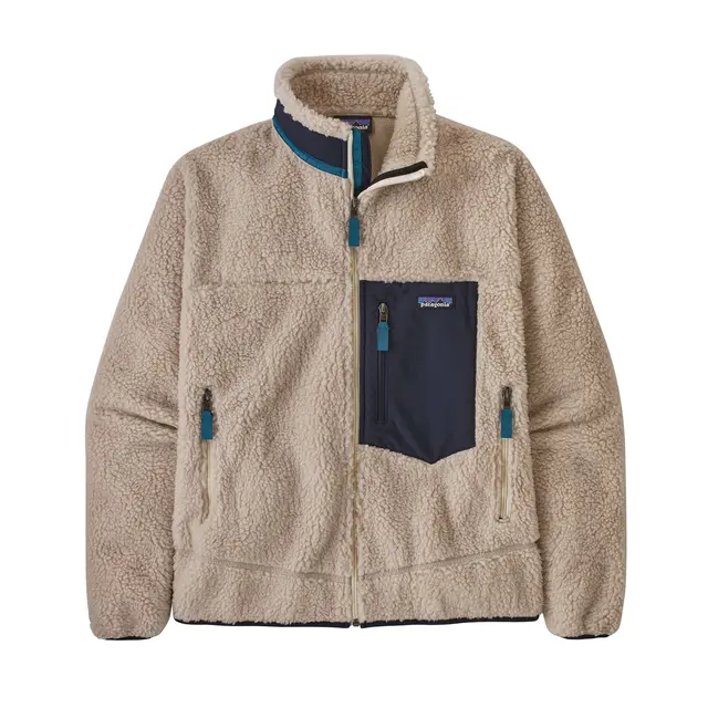 Patagonia M Classic Retro-X Jkt S Natural klassisk fleecejakke til herre 