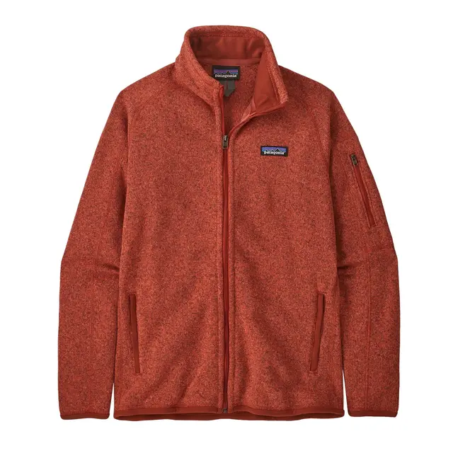Patagonia W Better Sweater Jkt Red XS Pimento Red fleecejakke til dame 