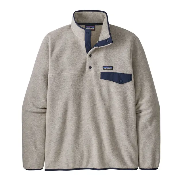 Patagonia M LW Synchilla Snap-T M Oatmeal Heather fleecegenser til herre 