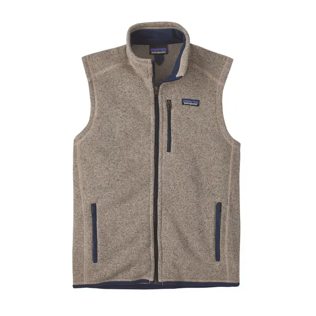 Patagonia M Better Sweater Vest S Oar Tan fleecevest til herre 