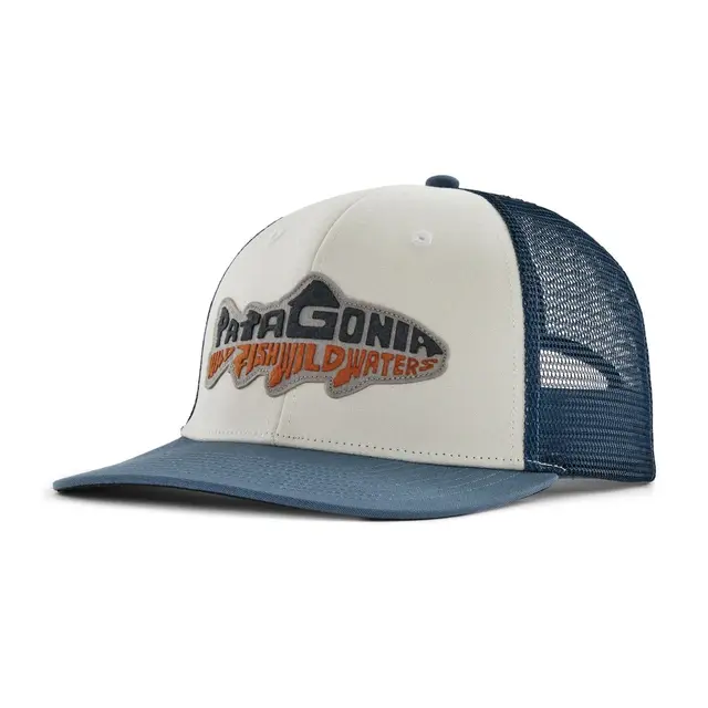 Patagonia Take a Stand Trucker Hat Wild Waterline: Utility Blue 