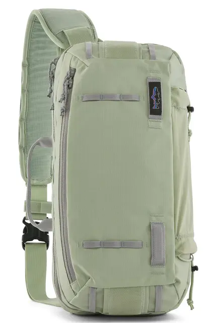 Patagonia Stealth Sling 10L Salvia Green Vanntett skulderbag 