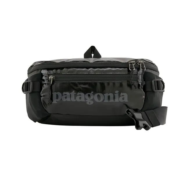 Patagonia Black Hole Waist Pack 5L Black Midjeväska med separat ficka för flaska 