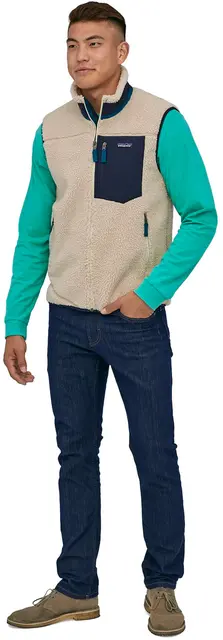 Patagonia Classic Retro-X Vest S klassisk fleeceväst för herrar 