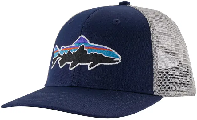 Patagonia Fitz Roy Trout Trucker Hat Lago Blue 
