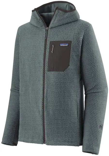 Patagonia M R1 Air Full-Zip Hoody M Nouveau Green fleecejakke til herre 