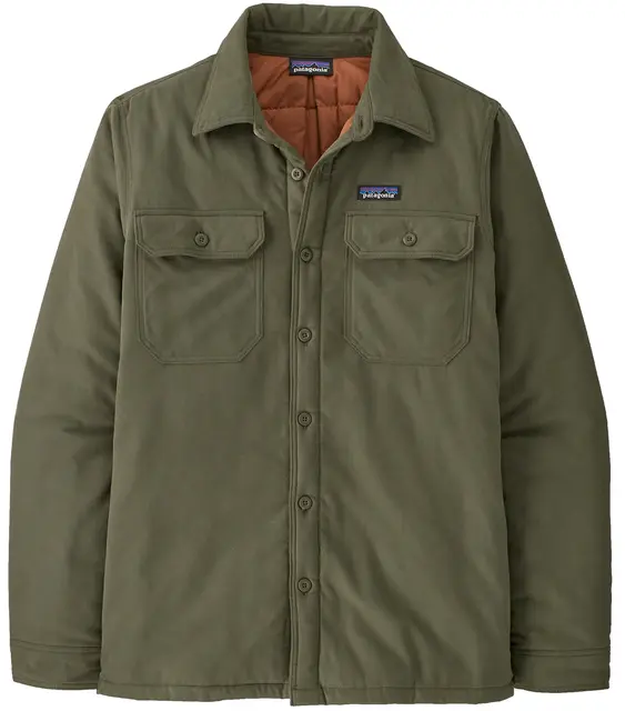 Patagonia Fjord Flannel Jacket S Basin Green 