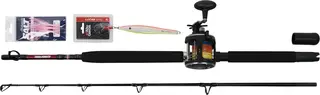 Penn Warfare Boat Complete Combo Havfiskesett 2-delt 6&#39; 50lbs